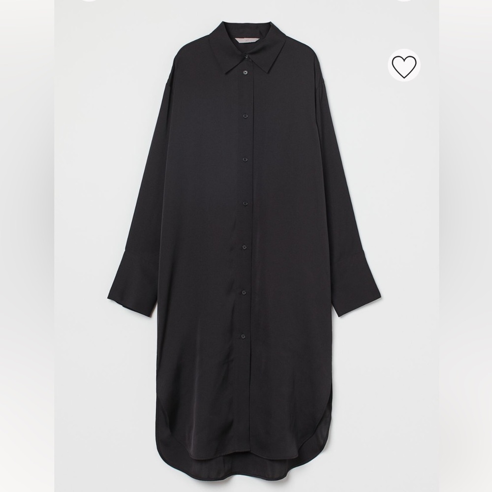 H&M Satin Button Up Dress